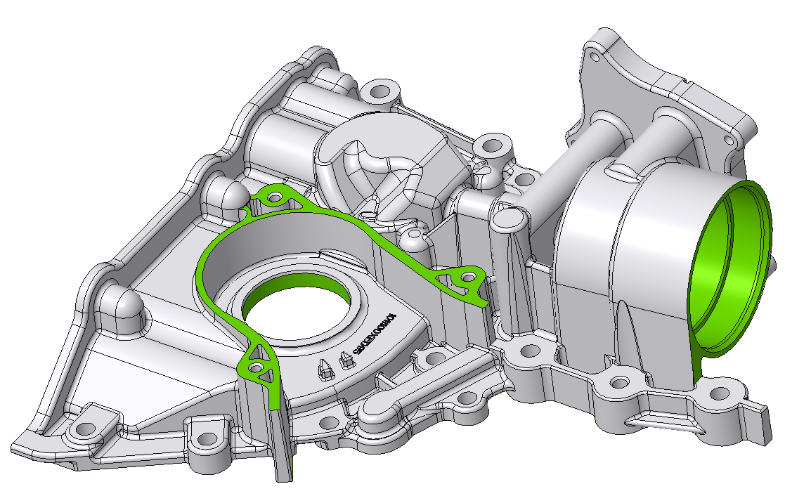  皮卡車機油泵體